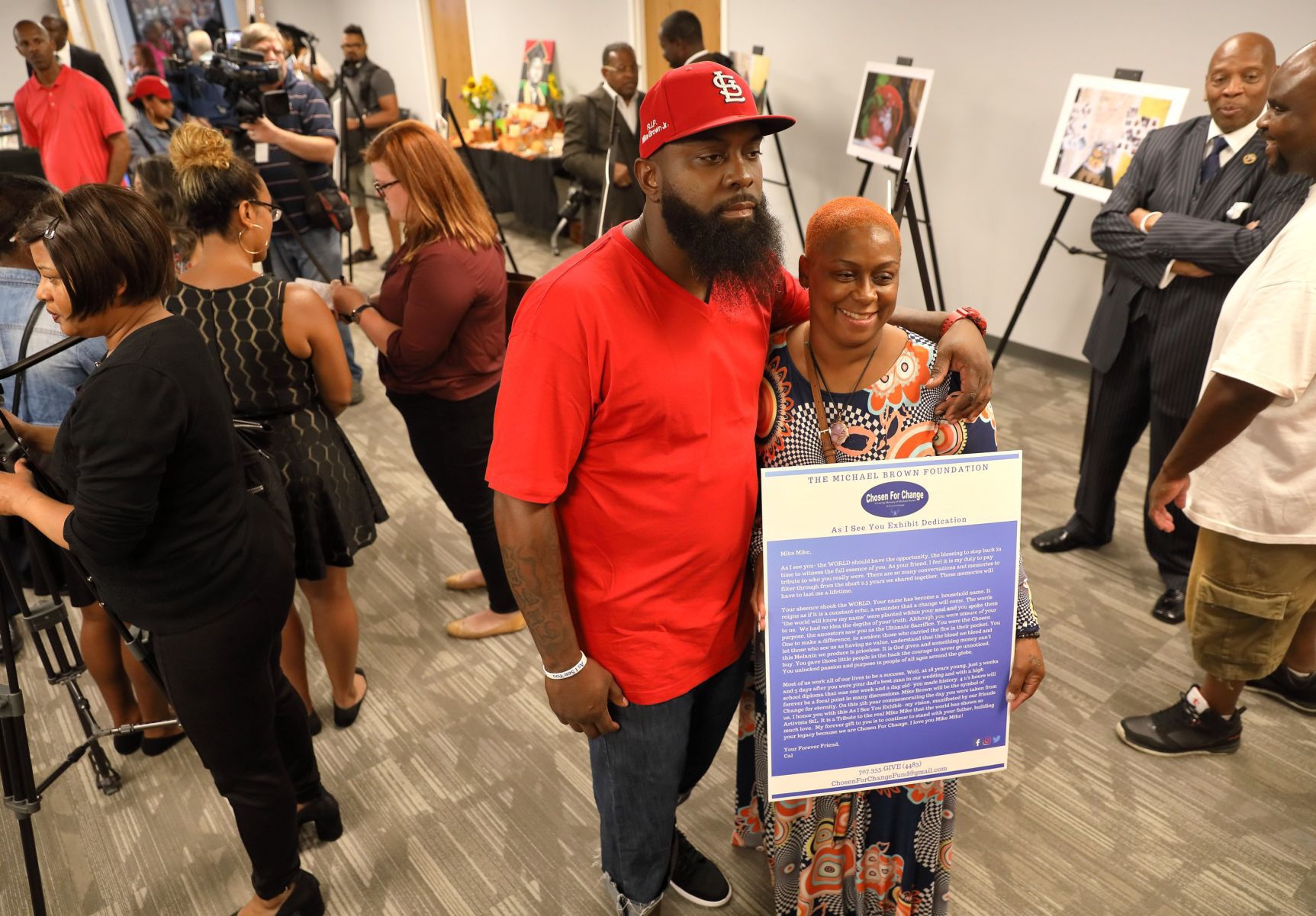 "As I See You: A Tribute to Mike Brown Jr.," exhibit opens